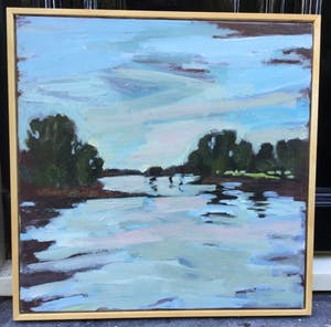 Niet of onleesbaar gesigneerd - Z11 - Zicht op de plas kopen? Bied vanaf 10!