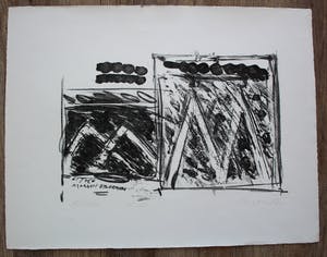 Hugo de Clercq - Litho - compositie : morgen drukken - 1982 kopen? Bied vanaf 65!