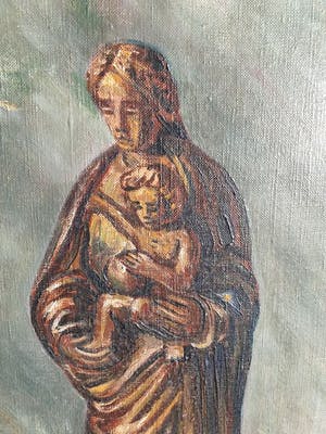 Piet Bulthuis - Mariabeeld - Onze lieve Vrouw van Kapel in 't Zand kopen? Bied vanaf 35!