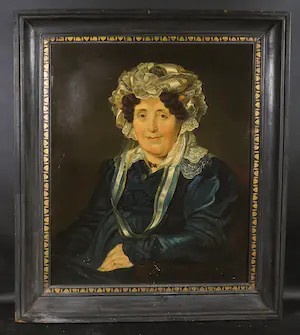 Niet of onleesbaar gesigneerd - Olieverf op doek, Portret van een vrouw - Ingelijst (Groot) kopen? Bied vanaf 1!