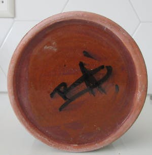 Niet of onleesbaar gesigneerd - Studio rood aardewerken vaas kopen? Bied vanaf 1!