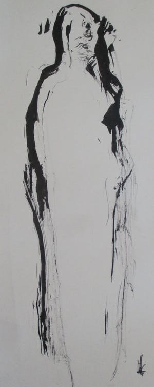 Melle Oldeboerrigter - Pentekening kopen? Bied vanaf 65!