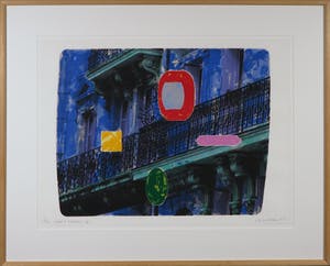 Jelis van Dolderen - Zeefdruk, Paris Facade V- Ingelijst kopen? Bied vanaf 15!