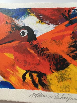 Willem van Scheijndel - Kleurenzeefdruk z.t. kopen? Bied vanaf 60!