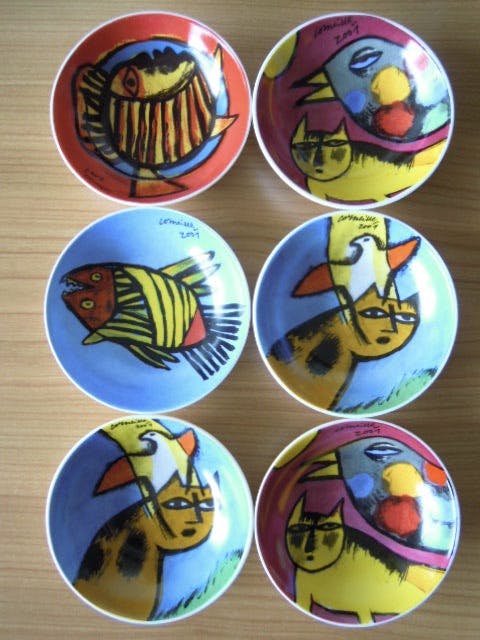 Corneille - 6 Schaaltjes uit 2001 - in nieuwstaat. kopen? Bied vanaf 25!