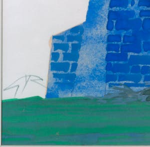 Adrian de Gijzel - Gouache, Eygalieres kapel - Ingelijst kopen? Bied vanaf 1!