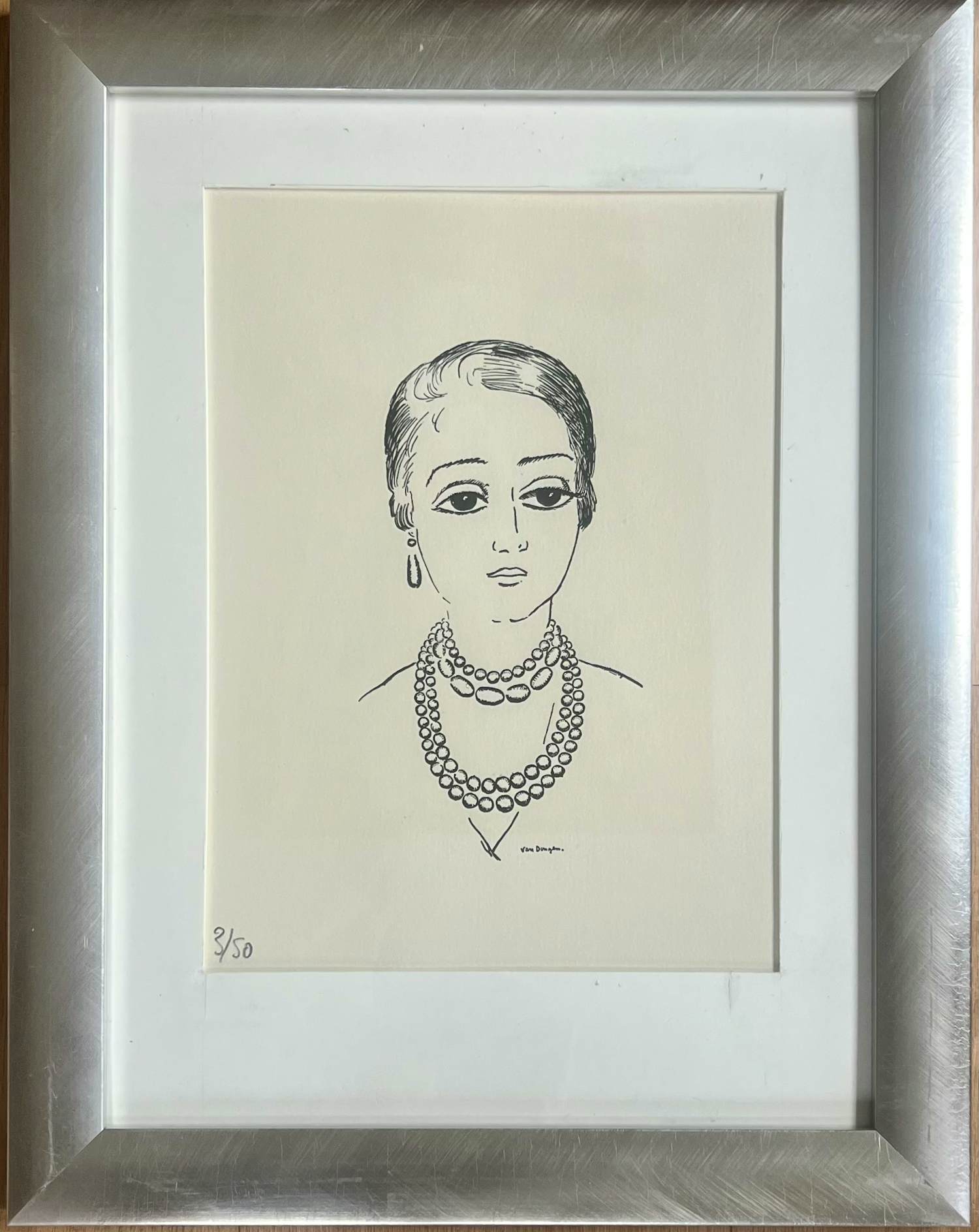 Kees van Dongen - ELEGANTE AUX CHARBONNIERS 1930 - ZINCOGRAFIE kopen? Bied vanaf 225!