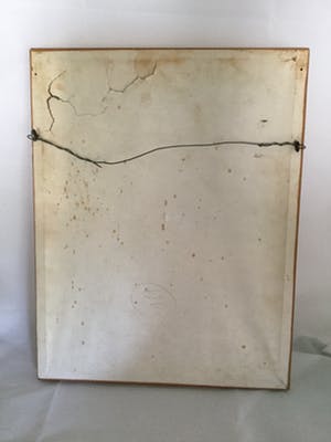 Niet of onleesbaar gesigneerd - bijzondere ets/potlood schilderij !!, kopen? Bied vanaf 10!