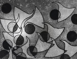 Harry van Kruiningen - Compositie, aquatint ets kopen? Bied vanaf 50!