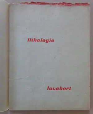 Lucebert - "LITHOLOGIE" / BOEKJE 10 GEDICHTEN + 10 ZW-W LITHO'S / 31x23cm / 1959 kopen? Bied vanaf 25!