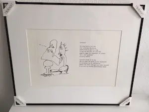 Lucebert - 'Meester' (Koppermaandagprent, ingelijst) kaufen? Bieten Sie von 75!