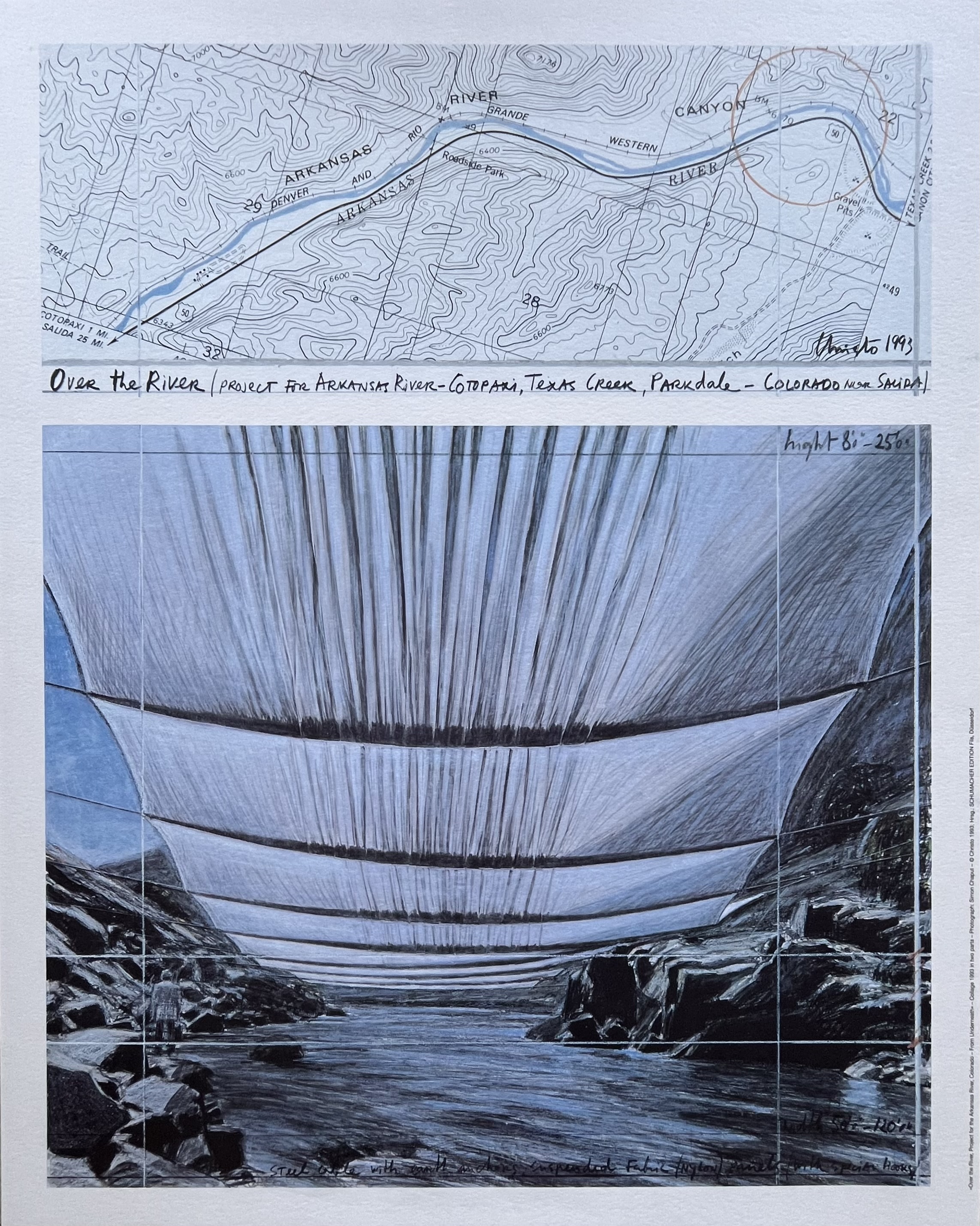 AcheterChristo - "Over The River" - Offsetlitho. - 1993? Enchérissez de 65!