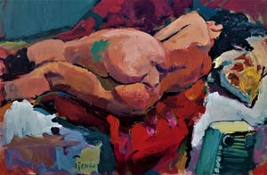 Herman Tjepkema - model liggend kopen? Bied vanaf 650!