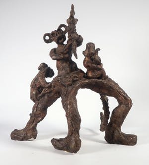 Chris Baaten - Bronzen beeld, Driepoot kopen? Bied vanaf 450!