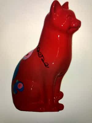 Hannes D'Haese - Sitting Cat verkocht voor € 150!