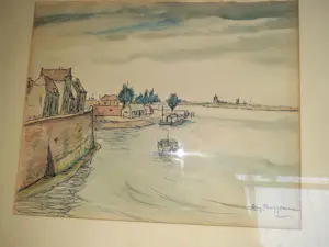 Niet of onleesbaar gesigneerd - Ary Baggerman Havenzicht kopen? Bied vanaf 1!