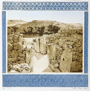 Buy John E. Palmer - Ets, Gantija Megaglitric Temples on the island of Gozo? Bid from 1!