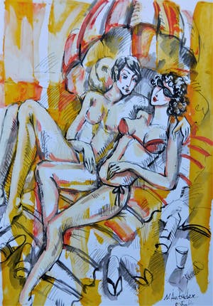 Natia Antadze - " Am Strand" kopen? Bied vanaf 24!