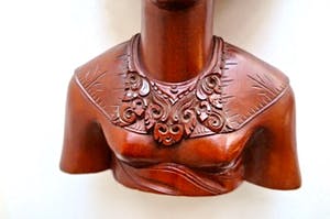 Curiosa - Buste van een Balinese Djanger Danseres - Handgesneden Hout kopen? Bied vanaf 50!