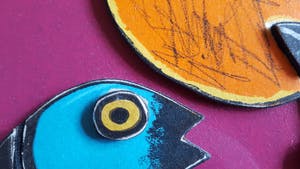 Corneille - Muurreliëf : Zeer zeldzaam Hangesigneerd Beschilderde houten delen kopen? Bied vanaf 550!