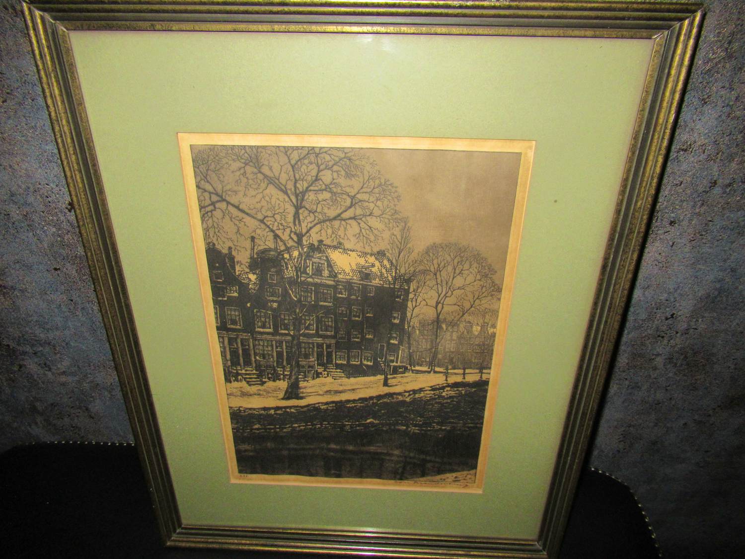 Cornelis Brandenburg - SPIEGEL GRACHT AMSTERDAM IN DE WINTER kaufen? Bieten Sie von 40!