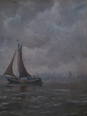 Willem Jansen - (1923-1992) Riviergezicht Dordrecht kopen? Bied vanaf 150!