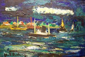 Hubert De Vries - SLEEPERTJES OP DE SCHELDE ca. 1964 verkocht voor € 200!