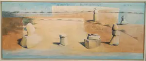 Marcel van Hoef - Landschap met stapeling kopen? Bied vanaf 400!