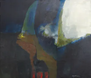 Jos Schimmer - Olieverf op doek, Zonder titel - Ingelijst (Groot) kopen? Bied vanaf 1!