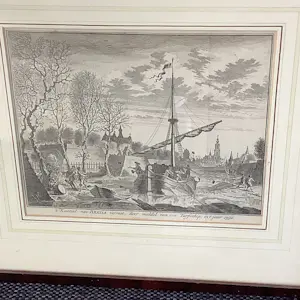 Isaac Tirion - Turfschip Breda 1590 kopen? Bied vanaf 40!