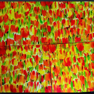 Elva Polyakova - Tulips time : painting's 4 x st. kopen? Bied vanaf 350!