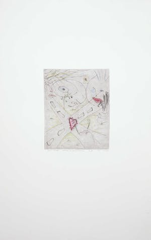 Henk Visch - Handgekleurde ets, Voortgang in doorzichtigheid nr 2. kopen? Bied vanaf 35!