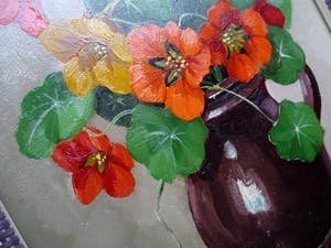 Huibert Schallenberg - Bloemen - Boeket Oost Indische Kers in een kruikje kopen? Bied vanaf 135!