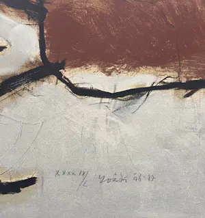 Jan Roëde - grote litho - 1946-1987 - gesigneerd. kopen? Bied vanaf 195!