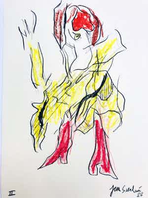 Jan Sierhuis - Flamingo II verkocht voor € 135!