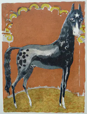 Kees van Dongen - Gravure 1001 nacht : ' Le Cheval Noir ' kaufen? Bieten Sie von 10!