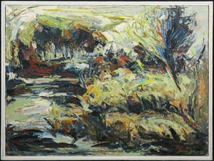 Berry Brugman - Olieverf op paneel, Waterlandschap - Ingelijst kopen? Bied vanaf 100!