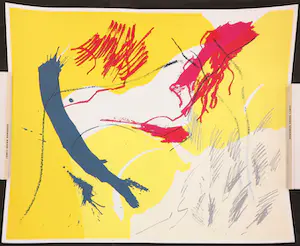 Niet of onleesbaar gesigneerd - Zeefdruk, La guerre kopen? Bied vanaf 1!