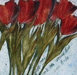 Willemien Holterman - Kleuren ets: geloof me, ook nu wordt het weer lente - 2000 kopen? Bied vanaf 45!