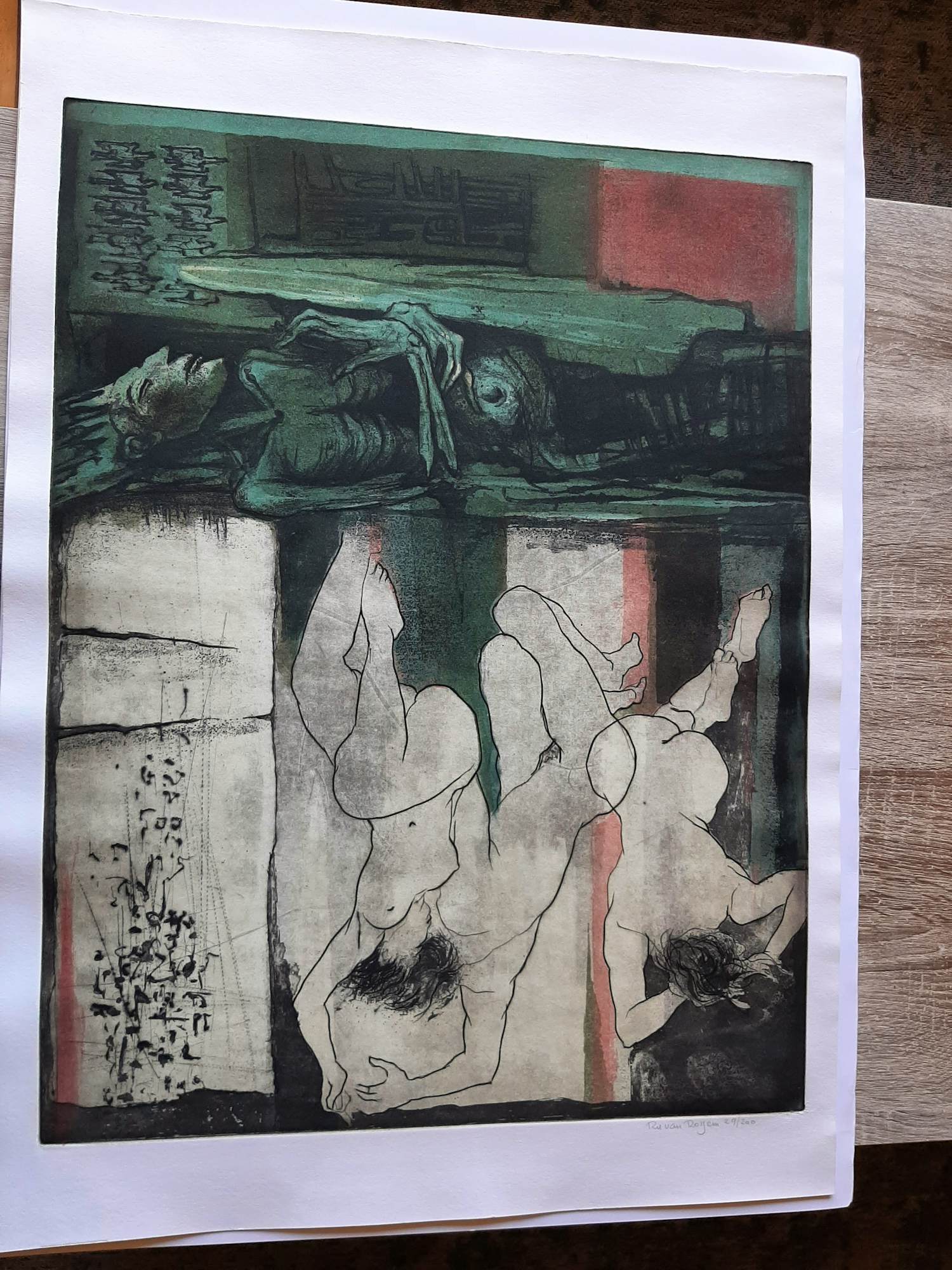 Ru van Rossem - Zeefdruk, Tombe verkocht voor € 45!
