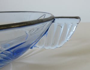 Curiosa - Art Deco 7-delige persglazen fruit set met verzilverde rand kopen? Bied vanaf 1!