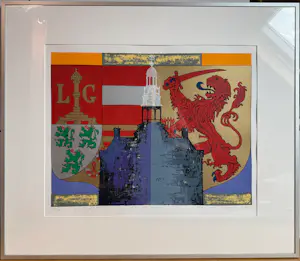 Petrie Klinckhamers - Gesigneerde zeefdruk Maastricht – P. Klinckhamers – 1997 kopen? Bied vanaf 30!