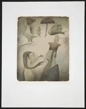 Adolf Born - Litho, Bezwering kopen? Bied vanaf 400!