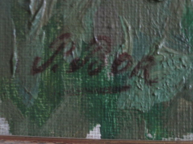 Niet of onleesbaar gesigneerd - "Lentedag Hollands Polderlandschap" olieverf ca. 1930 gesigneerd  kopen? Bied vanaf 1!