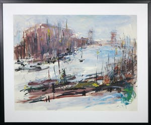 Hans Hellingwerf - Gouache, Sail III - Ingelijst (Groot) kopen? Bied vanaf 50!