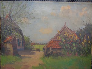 Toon Verplak - Boerderijgezicht. kopen? Bied vanaf 20!