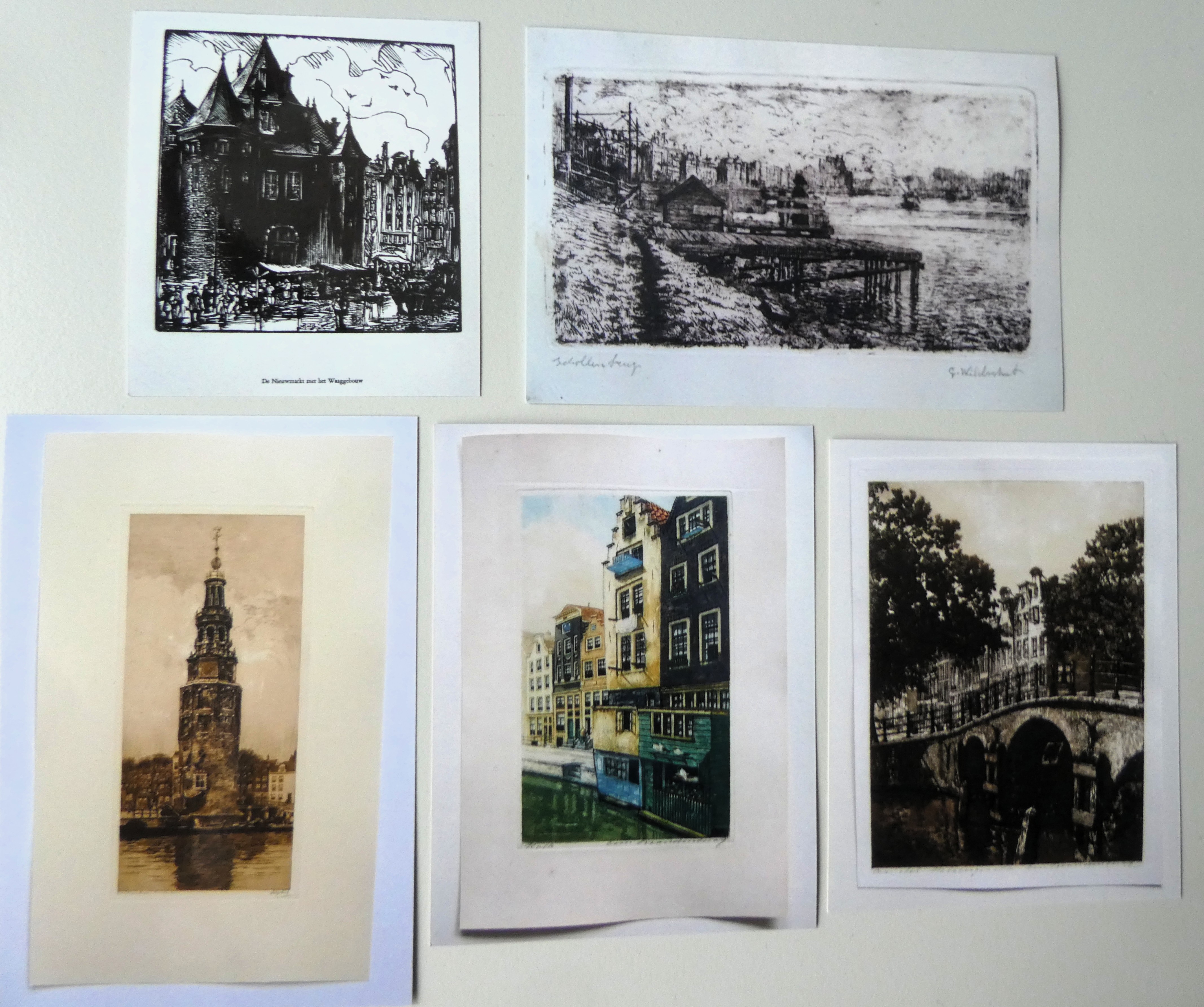 Cornelis Brandenburg - Lot (12) met Amsterdamse gezichten verschillende kunstenaars kopen? Bied vanaf 100!