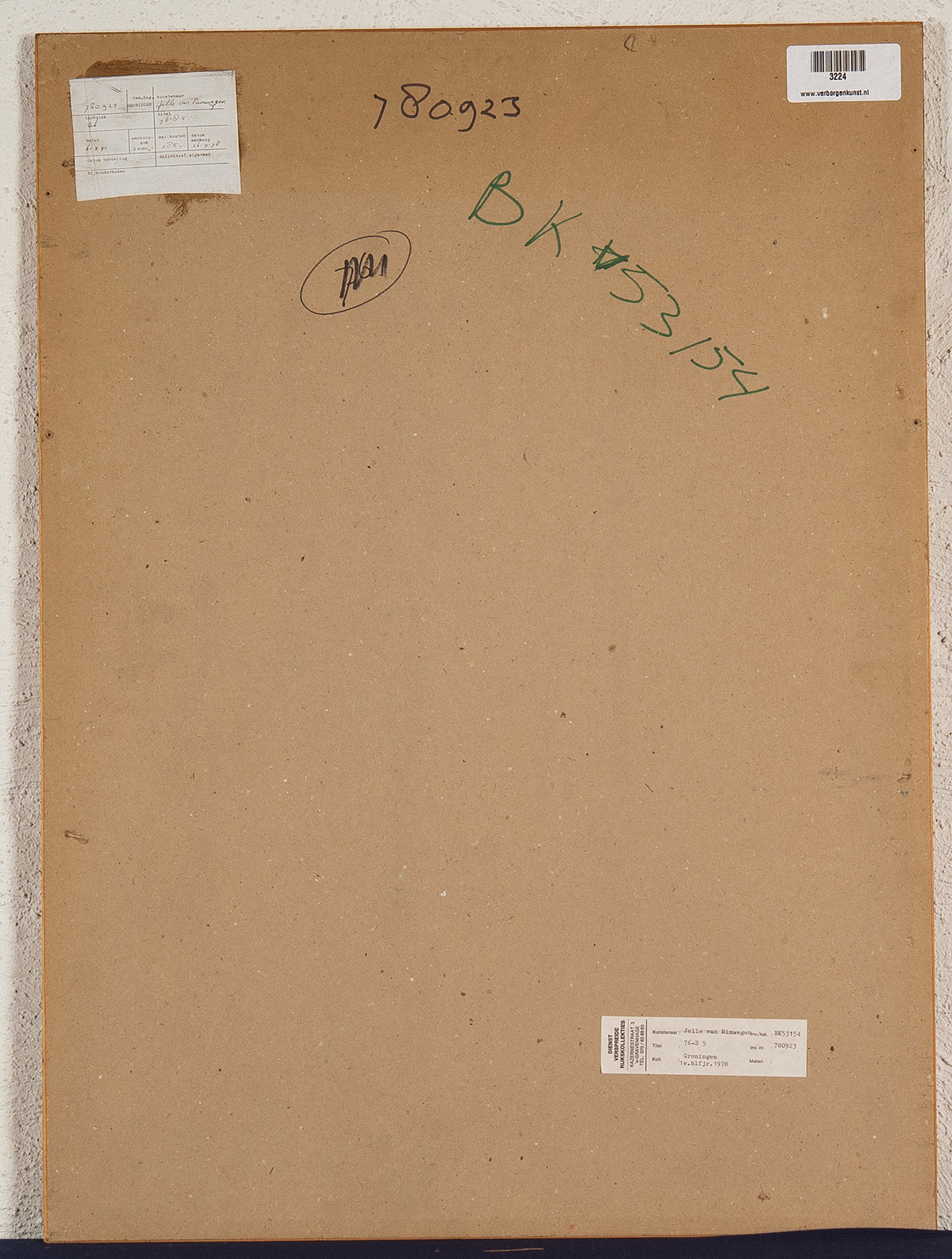 Jelle van Nimwegen - D 5 - Inkt en potlood op papier - 1976 - gesigneerd kopen? Bied vanaf 15!