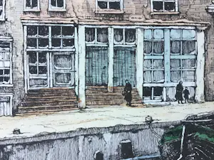 Jos van Dijk - Amsterdam. Kloveniersburgwal. kopen? Bied vanaf 35!