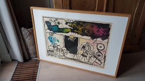 Pierre Alechinsky - Decouverte de l'ácide - litho 132/190, handgesigneerd, ingelijst kopen? Bied vanaf 750!